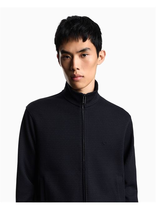 Logo sweatshirt with zip Emporio Armani | EM003444 AF13700.FB297